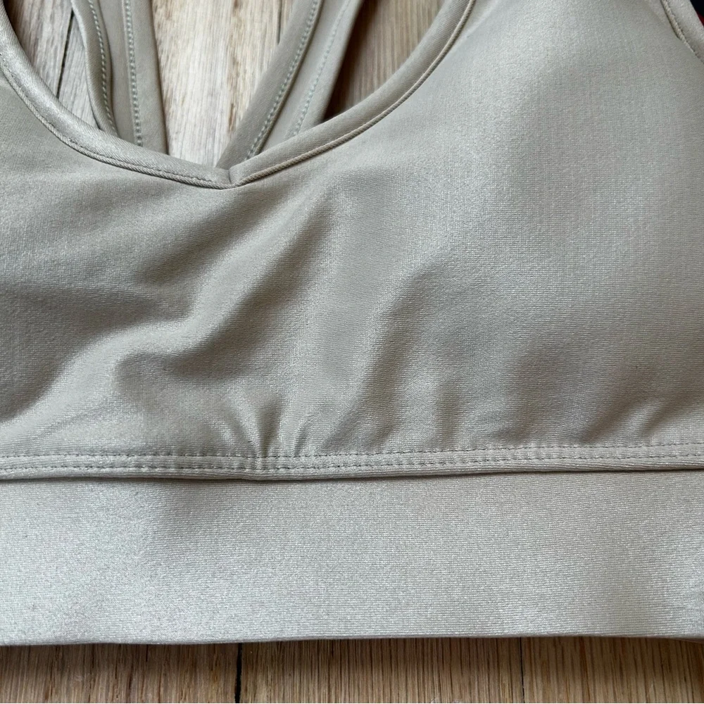 Carbon38 takara shine sports bra‎ size xs tan women’s